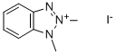 1,2-Dimethyl-1H-benzotriazolium iodide Struktur