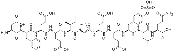 HIRUDIN (55-65) (SULFATED) Struktur