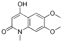 2(1H)-Quinolinone, 4-hydroxy-6,7-diMethoxy-1-Methyl- Struktur