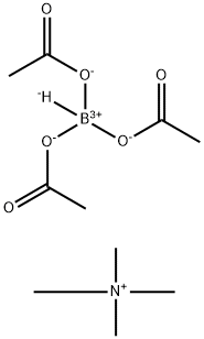 TETRAMETHYLAMMONIUM TRIACETOXYBOROHYDRIDE Structure