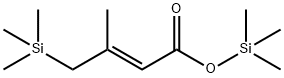 TRIMETHYLSILYL 3-TRIMETHYLSILYLMETHYLCROTONATE Struktur