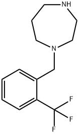 1-[2-(TrifluoroMethyl)benzyl]hoMopiperazine, 95% Struktur