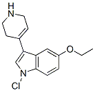 3-(5,6-dihydro-2H-pyridin-4-yl)-5-ethoxy-1H-indole chloride Struktur