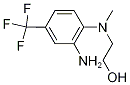 2-[2-Amino(methyl)-4-(trifluoromethyl)anilino]-1-ethanol Struktur