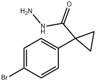 1-(4-BroMophenyl)cyclopropane-1-carbohydrazide Struktur