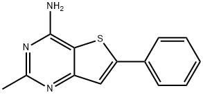 4-AMINO-2-METHYL-6-PHENYLTHIENO[3,2-D]PYRIMIDINE Struktur