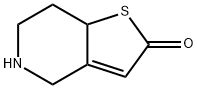 5,6,7,7a-Tetrahydrothieno[3,2-c]pyridin-2(4H)-one Struktur