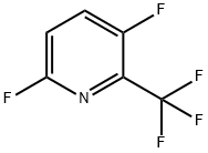 3,6-Difluoro-2-(trifluoromethyl)pyridine Struktur