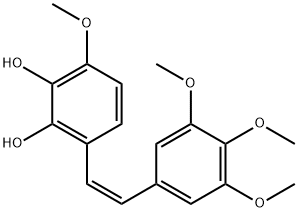 (Z)-3',4,4',5'-テトラメトキシスチルベン-2,3-ジオール