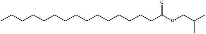 PALMITIC ACID ISOBUTYL ESTER Struktur