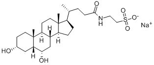 TAUROHYODEOXYCHOLIC ACID SODIUM SALT Struktur