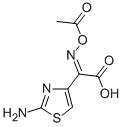 (Z)-2-(2-氨基噻唑-4-基)-2-乙酰氧亞氨基乙酸 結(jié)構(gòu)式