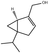 Bicyclo[3.1.0]hex-2-ene-2-methanol, 5-(1-methylethyl)-, (1R)- (9CI) Struktur