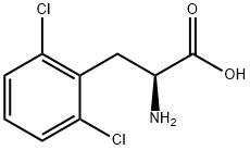 DL-2,6-Dichlorophenylalanine Struktur