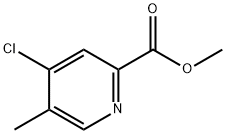 Methyl 4-chloro-5-Methylpicolinate Struktur