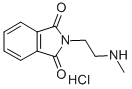 2-[2-(METHYLAMINO)ETHYL]-1H-ISOINDOLE-1,3(2H)-DIONE, HCL SALT Struktur