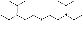 BIS(2-DIISOPROPYLAMINOETHYL)SULPHIDE Struktur