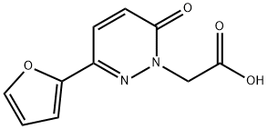 [3-(2-Furyl)-6-oxopyridazin-1(6{H})-yl]acetic acid Struktur