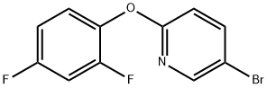 5-bromo-2-(2,4-difluoro-phenoxy)-pyridine Struktur