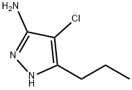 1H-Pyrazol-3-amine,  4-chloro-5-propyl- Struktur