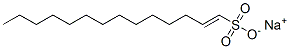 sodium tetradecenesulphonate  Struktur