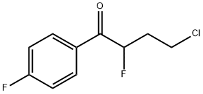 1-Butanone, 4-chloro-2-fluoro-1-(4-fluorophenyl)- (9CI) Struktur