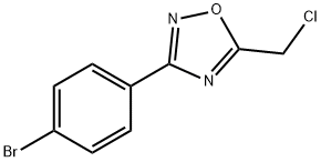 3-(4-BROMOPHENYL)-5-(CHLOROMETHYL)-1,2,4-OXADIAZOLE Struktur