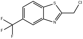 2-氯甲基-5-三氟甲基苯并噻唑 結(jié)構(gòu)式