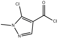 5-CHLORO-1-METHYL-1H-PYRAZOLE-4-CARBONYL CHLORIDE Struktur