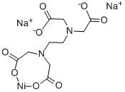 ETHYLENEDIAMINETETRAACETIC ACID DISODIUM NICKEL SALT Struktur