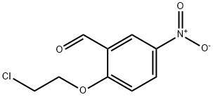 2-(2-chloroethoxy)-5-nitrobenzaldehyde Struktur