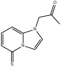 2-Propanone,  1-(5-thioxoimidazo[1,2-a]pyridin-1(5H)-yl)- Struktur