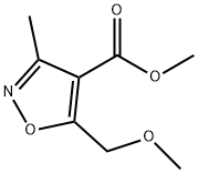 5-(MethoxyMethyl)-3-Methylisoxazol-4-carboxylic acid Struktur