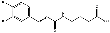 N-caffeoyl-4-aminobutyric acid Struktur