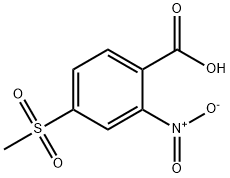 2-Nitro-4-methylsulfonylbenzoic acid Struktur