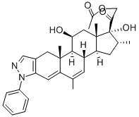 cortivazol  Struktur