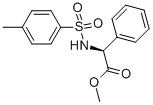 METHYL N-P-TOLUENESULFONYL-L-2-PHENYLGLYCINATE
 Struktur