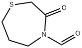 1,4-Thiazepine-4(5H)-carboxaldehyde, tetrahydro-3-oxo- (9CI) Struktur