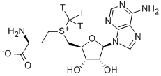 S-ADENOSYL-L-[METHYL-3H]METHIONINE Struktur