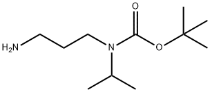 tert-butyl 3-aminopropyl(isopropyl)carbamate Struktur