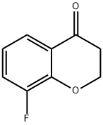 8-Fluoro-4-chromanone Struktur