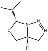 3H,6H-Oxazolo[3,4-c][1,2,3]triazole,3a,4-dihydro-6-(1-methylethyl)-,cis-(9CI) Struktur