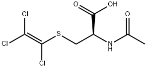 S-trichlorovinyl-N-acetylcysteine Struktur