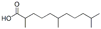 2,6,10-trimethylundecanoic acid Struktur