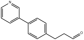 Benzenepropanal, 4-(3-pyridinyl)- Struktur