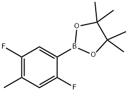 2-(2,5-Difluoro-4-Methylphenyl)-4,4,5,5-tetraMethyl[1,3,2]dioxaborolane Struktur