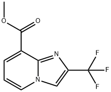 IMidazo[1,2-a]pyridine-8-carboxylic acid, 2-(trifluoroMethyl)-, Methyl ester Struktur