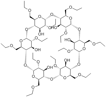 HEPTAKIS-(2 6-DI-O-ETHYL)-BETA- Struktur