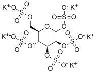 D-Mannopyransepentasulfatepotassiumsalt Struktur