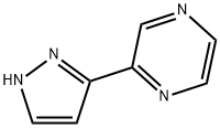 2-(1H-PYRAZOL-3-YL)PYRAZINE Struktur